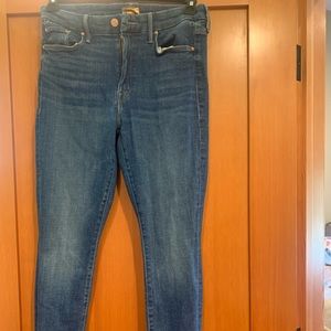 Mother The Looker skinny jeans. Size 30. Briefly Gorgeous wash.